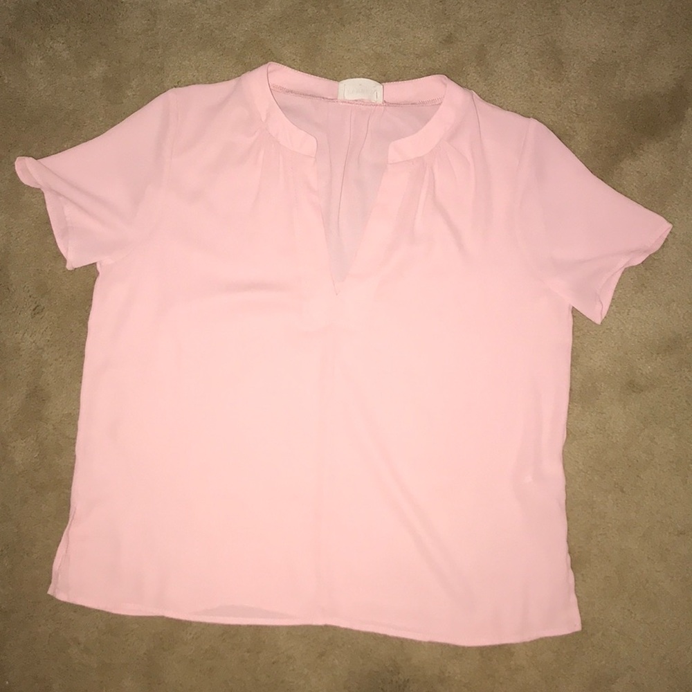 Pink boutique top